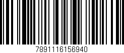 Código de barras (EAN, GTIN, SKU, ISBN): '7891116156940'