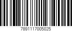 Código de barras (EAN, GTIN, SKU, ISBN): '7891117005025'