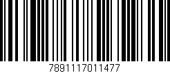 Código de barras (EAN, GTIN, SKU, ISBN): '7891117011477'