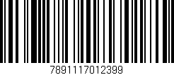 Código de barras (EAN, GTIN, SKU, ISBN): '7891117012399'