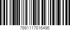 Código de barras (EAN, GTIN, SKU, ISBN): '7891117016496'