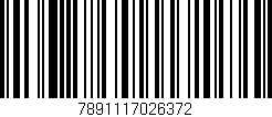 Código de barras (EAN, GTIN, SKU, ISBN): '7891117026372'