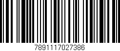 Código de barras (EAN, GTIN, SKU, ISBN): '7891117027386'