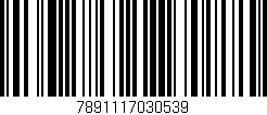 Código de barras (EAN, GTIN, SKU, ISBN): '7891117030539'