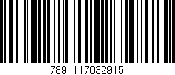 Código de barras (EAN, GTIN, SKU, ISBN): '7891117032915'