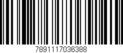 Código de barras (EAN, GTIN, SKU, ISBN): '7891117036388'