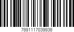 Código de barras (EAN, GTIN, SKU, ISBN): '7891117039938'