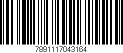 Código de barras (EAN, GTIN, SKU, ISBN): '7891117043164'