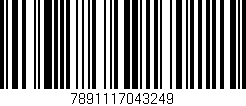 Código de barras (EAN, GTIN, SKU, ISBN): '7891117043249'