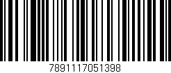 Código de barras (EAN, GTIN, SKU, ISBN): '7891117051398'