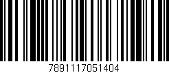 Código de barras (EAN, GTIN, SKU, ISBN): '7891117051404'