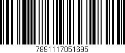 Código de barras (EAN, GTIN, SKU, ISBN): '7891117051695'