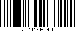 Código de barras (EAN, GTIN, SKU, ISBN): '7891117052609'