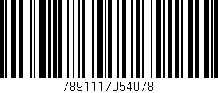 Código de barras (EAN, GTIN, SKU, ISBN): '7891117054078'