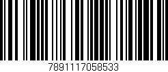 Código de barras (EAN, GTIN, SKU, ISBN): '7891117058533'