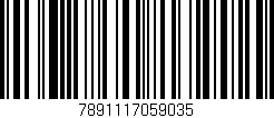 Código de barras (EAN, GTIN, SKU, ISBN): '7891117059035'