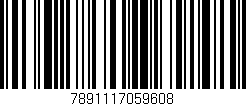Código de barras (EAN, GTIN, SKU, ISBN): '7891117059608'