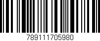 Código de barras (EAN, GTIN, SKU, ISBN): '789111705980'