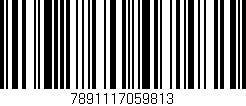 Código de barras (EAN, GTIN, SKU, ISBN): '7891117059813'