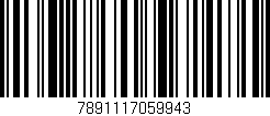 Código de barras (EAN, GTIN, SKU, ISBN): '7891117059943'