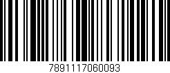 Código de barras (EAN, GTIN, SKU, ISBN): '7891117060093'