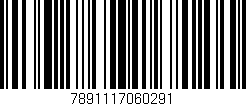 Código de barras (EAN, GTIN, SKU, ISBN): '7891117060291'