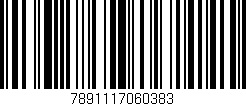 Código de barras (EAN, GTIN, SKU, ISBN): '7891117060383'