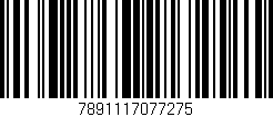 Código de barras (EAN, GTIN, SKU, ISBN): '7891117077275'