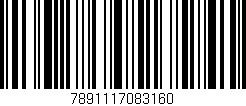 Código de barras (EAN, GTIN, SKU, ISBN): '7891117083160'