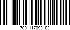 Código de barras (EAN, GTIN, SKU, ISBN): '7891117093183'
