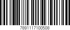 Código de barras (EAN, GTIN, SKU, ISBN): '7891117100508'