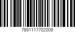 Código de barras (EAN, GTIN, SKU, ISBN): '7891117702009'