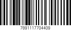 Código de barras (EAN, GTIN, SKU, ISBN): '7891117704409'