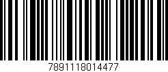 Código de barras (EAN, GTIN, SKU, ISBN): '7891118014477'