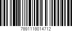 Código de barras (EAN, GTIN, SKU, ISBN): '7891118014712'