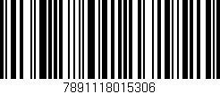 Código de barras (EAN, GTIN, SKU, ISBN): '7891118015306'