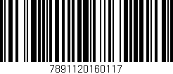 Código de barras (EAN, GTIN, SKU, ISBN): '7891120160117'