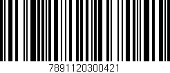 Código de barras (EAN, GTIN, SKU, ISBN): '7891120300421'