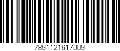 Código de barras (EAN, GTIN, SKU, ISBN): '7891121617009'