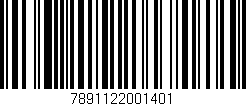 Código de barras (EAN, GTIN, SKU, ISBN): '7891122001401'