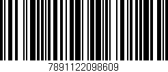 Código de barras (EAN, GTIN, SKU, ISBN): '7891122098609'