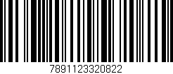 Código de barras (EAN, GTIN, SKU, ISBN): '7891123320822'