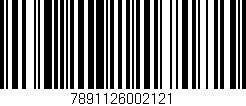 Código de barras (EAN, GTIN, SKU, ISBN): '7891126002121'