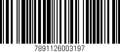 Código de barras (EAN, GTIN, SKU, ISBN): '7891126003197'