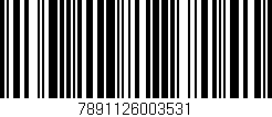 Código de barras (EAN, GTIN, SKU, ISBN): '7891126003531'