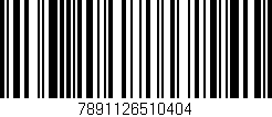 Código de barras (EAN, GTIN, SKU, ISBN): '7891126510404'