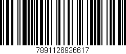 Código de barras (EAN, GTIN, SKU, ISBN): '7891126936617'