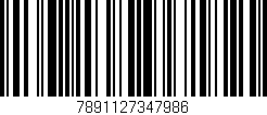 Código de barras (EAN, GTIN, SKU, ISBN): '7891127347986'