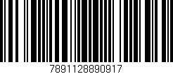 Código de barras (EAN, GTIN, SKU, ISBN): '7891128890917'