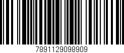 Código de barras (EAN, GTIN, SKU, ISBN): '7891129098909'